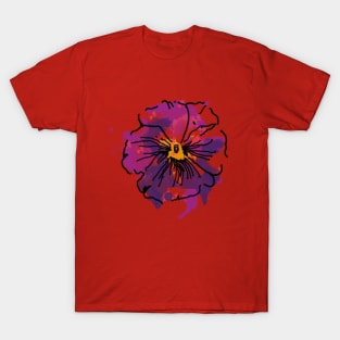 Flower art painting T-Shirt